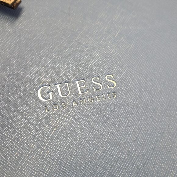Guess Blue Wristlet Wallet Bag - Picture 5 of 6